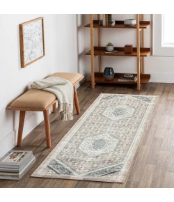 Rugs Town 81668 Salmon / White 2ft.6in. x 8ft. Rect. Rug