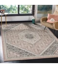 LR Home DUNE 81668 Salmon/ White 7'9" X 9'5 Rect. Rug