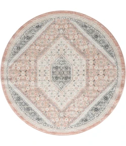 LR Home Dune Pink DUNEC 6ft. Round Rug