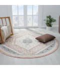 Rugs Town Dune Pink DUNEC 6ft. Round Rug