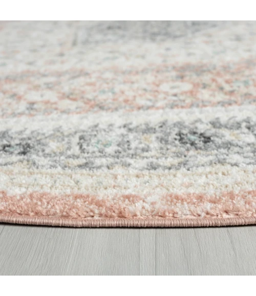 Rugs Town Dune Pink DUNEC 6ft. Round Rug