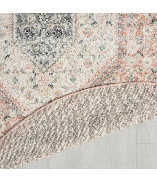 Rugs Town Dune Pink DUNEC 6ft. Round Rug