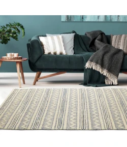 LR Home Earth Ivory EARTH 7ft.9in. x 9ft.9in. Rectangle Rug