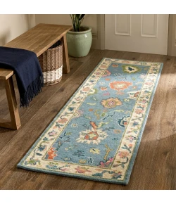 LR Home Elize Blue Amara 2ft.6in. x 8ft. Rect. Rug