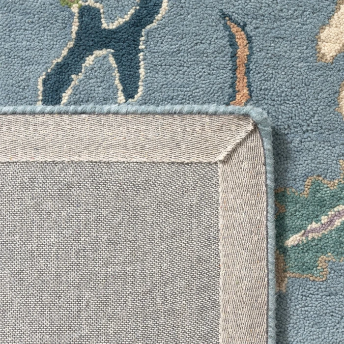 Rugs Town Blue ELIZE 7ft.9in. x 9ft.9in. Rectangle Rug