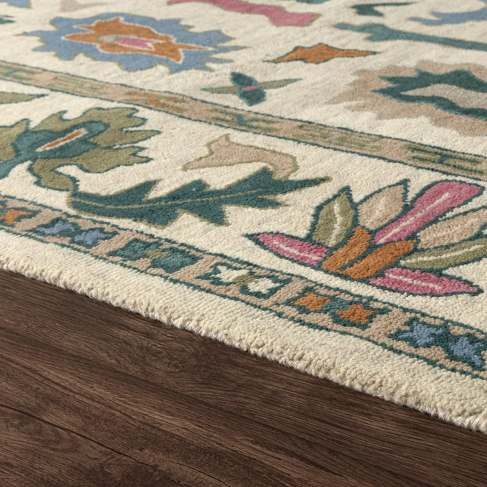 Rugs Town Cream ELIZE 5ft.9in. x 8ft.9in. Rectangle Rug