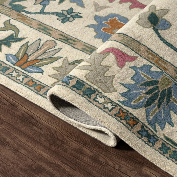 Rugs Town Cream ELIZE 5ft.9in. x 8ft.9in. Rectangle Rug