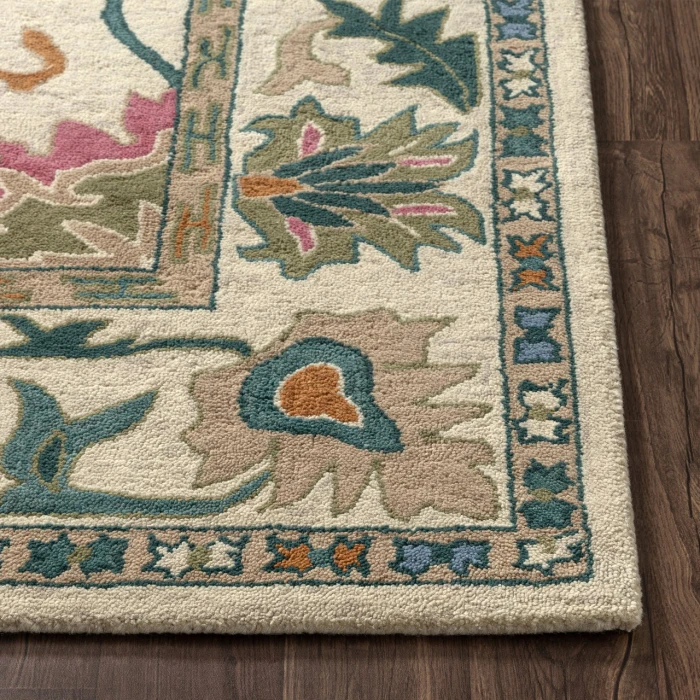 Rugs Town Cream ELIZE 5ft.9in. x 8ft.9in. Rectangle Rug