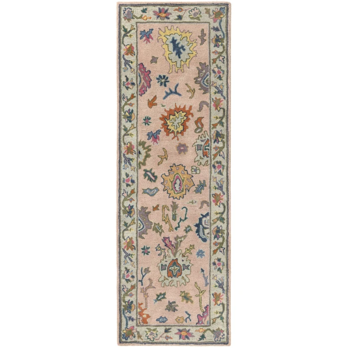 LR Home Elize Pink Amara 2ft.6in. x 8ft. Rect. Rug