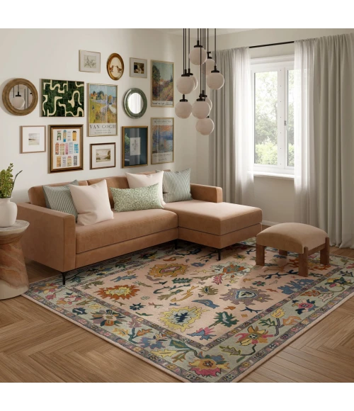 LR Home Elize Pink ELIZE 5ft.9in. x 8ft.9in. Rectangle Rug