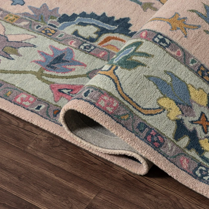 Rugs Town Pink ELIZE 5ft.9in. x 8ft.9in. Rectangle Rug