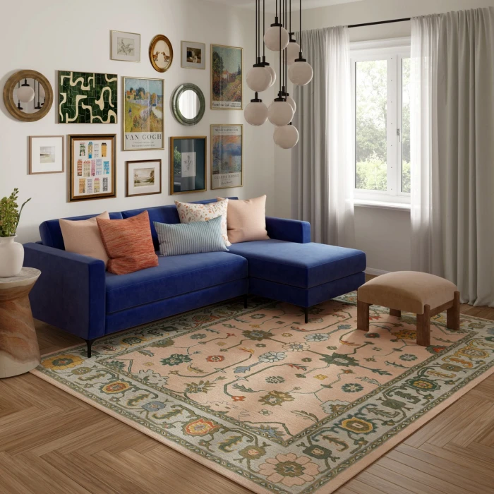 Rugs Town Pink ELIZE 10ft. x 14ft. Rectangle Rug