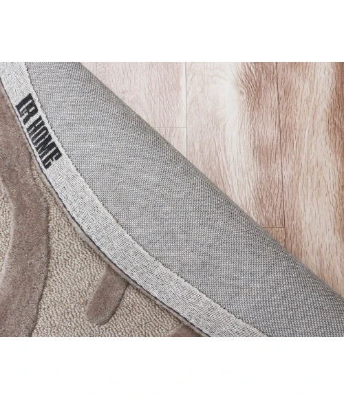 LR Home FASHION 2510 Taupe 3' Round Rug