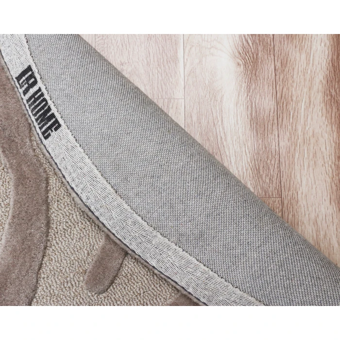 Rugs Town 2510 Taupe 3' Round Rug