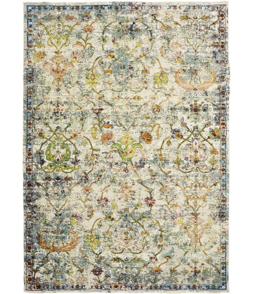 LR Home Gala Gray GALAC 1ft.10in. x 3ft. Rectangle Rug