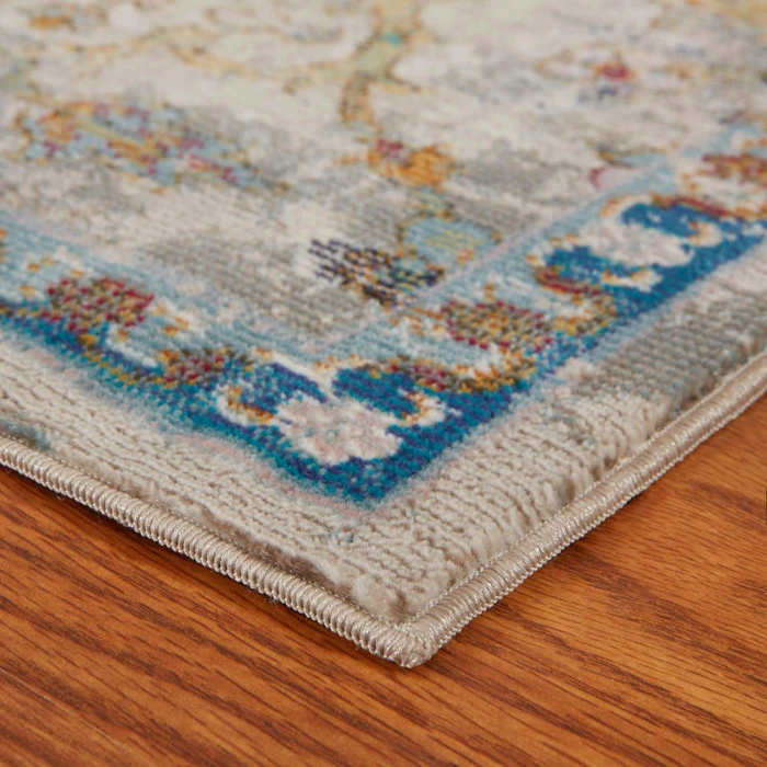 Rugs Town 81271 Green/ Multi 7ft. 9in. X 9ft. 9in. Rect. Rug