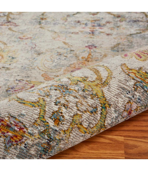 LR Home GALA 81271 Green/ Multi 7'9" X 9'9 Rect. Rug