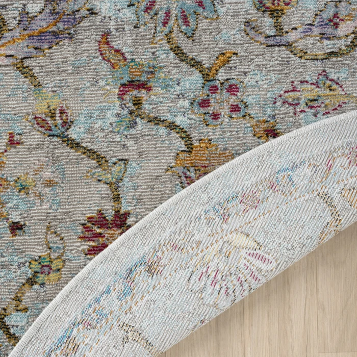 Rugs Town Gray GALAC 7ft.6in. Round Rug