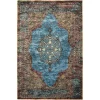 LR Home Gala Blue GALAC 1ft.10in. x 3ft. Rectangle Rug