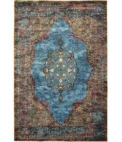 LR Home Gala Blue GALAC 1ft.10in. x 3ft. Rectangle Rug