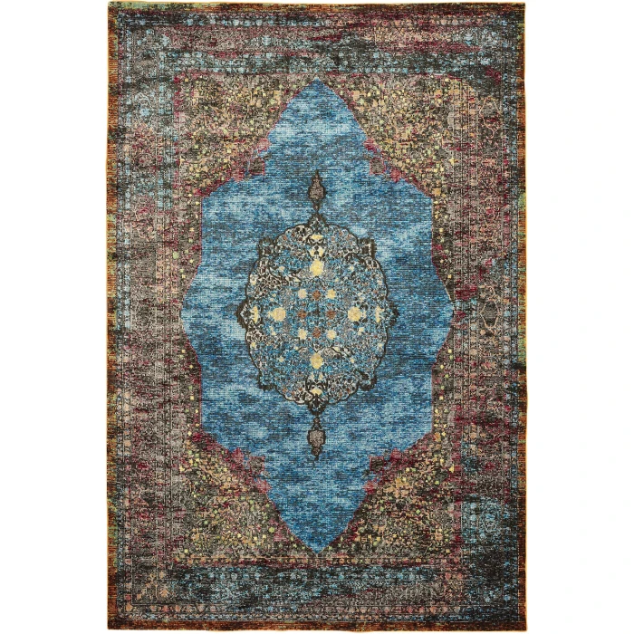 Rugs Town Blue GALAC 1ft.10in. x 3ft. Rectangle Rug