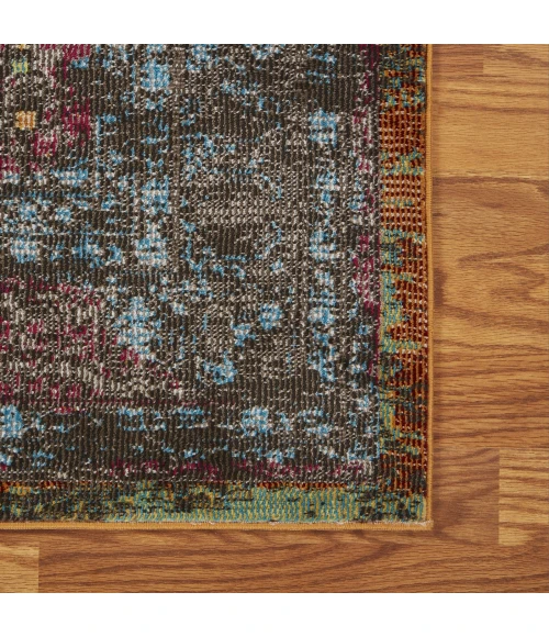 LR Home Gala Blue GALAC 1ft.10in. x 3ft. Rectangle Rug