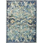 Rugs Town Blue GALAC 1ft.10in. x 3ft. Rectangle Rug