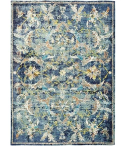 LR Home Gala Blue GALAC 1ft.10in. x 3ft. Rectangle Rug