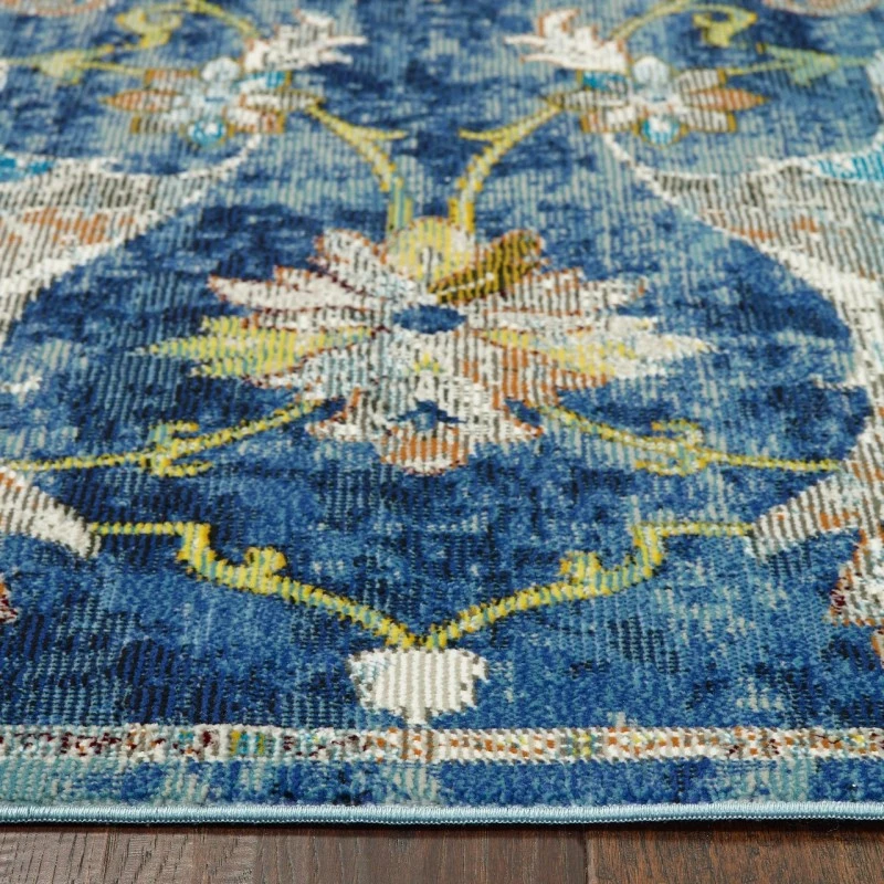 Rugs Town Blue GALAC 1ft.10in. x 3ft. Rectangle Rug