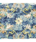 LR Home Gala Blue GALAC 6ft. x 9ft. Rectangle Rug