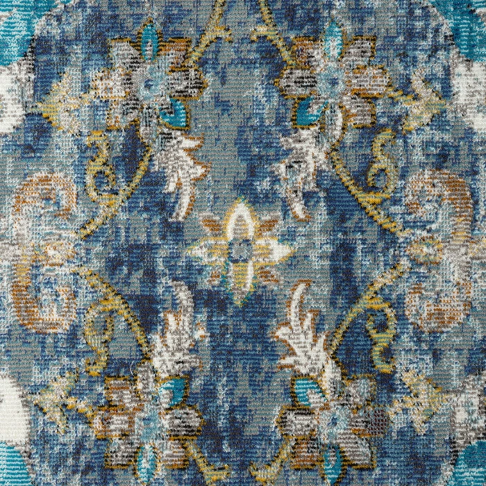 Rugs Town Blue GALAC 7ft.6in. Round Rug