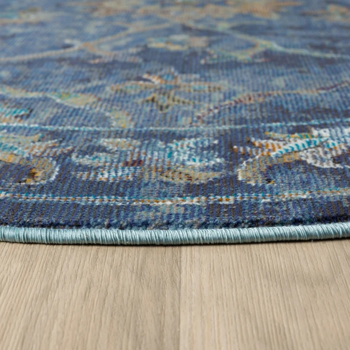 Rugs Town Blue GALAC 7ft.6in. Round Rug