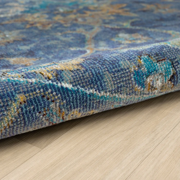 Rugs Town Blue GALAC 7ft.6in. Round Rug