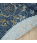 LR Home Gala Blue GALAC 7ft.6in. Round Rug