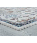 LR Home GALA 81375 Ivory Blue 8'-9" X 11'-9 Rect. Rug