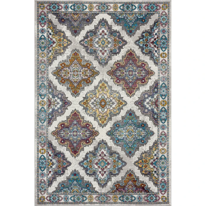 Rugs Town Multicolored GALAC 7ft.6in. x 9ft.6in. Rectangle Rug