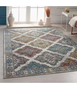 LR Home Gala Multicolored GALAC 5ft. x 7ft.6in. Rectangle Rug