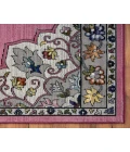 LR Home GALA 81384 Lilac/ White 7'-6" X 9'-6 Rect. Rug