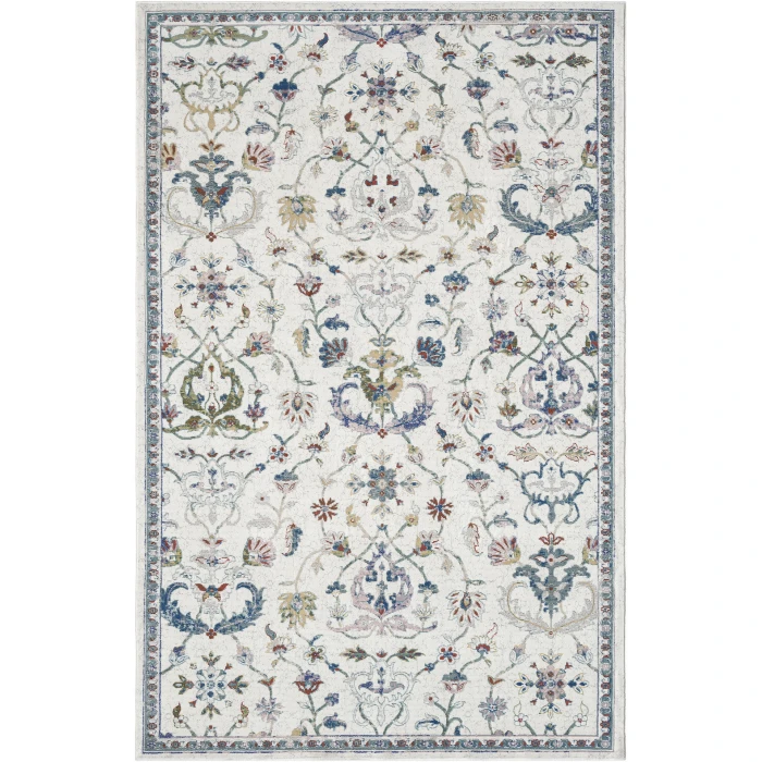 LR Home Gala Ivory GALAC 7ft.9in. x 9ft.9in. Rectangle Rug