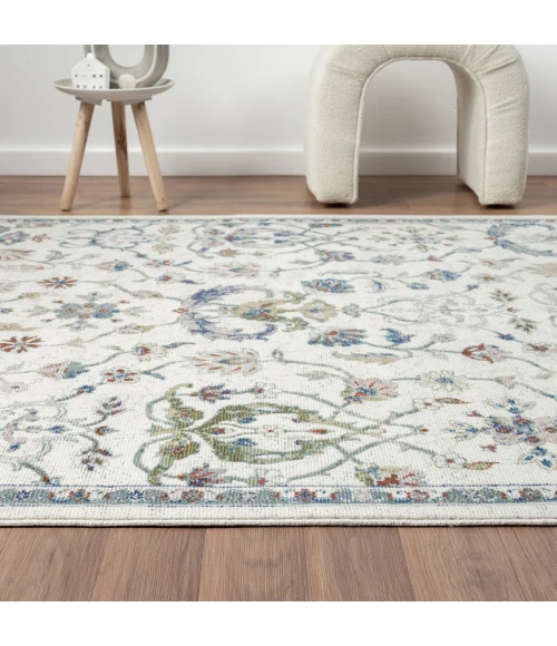 LR Home Gala Ivory GALAC 2ft.3in. x 8ft.9in. Runner Rug