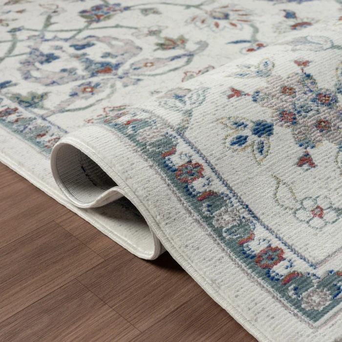 LR Home Gala Ivory GALAC 7ft.9in. x 9ft.9in. Rectangle Rug