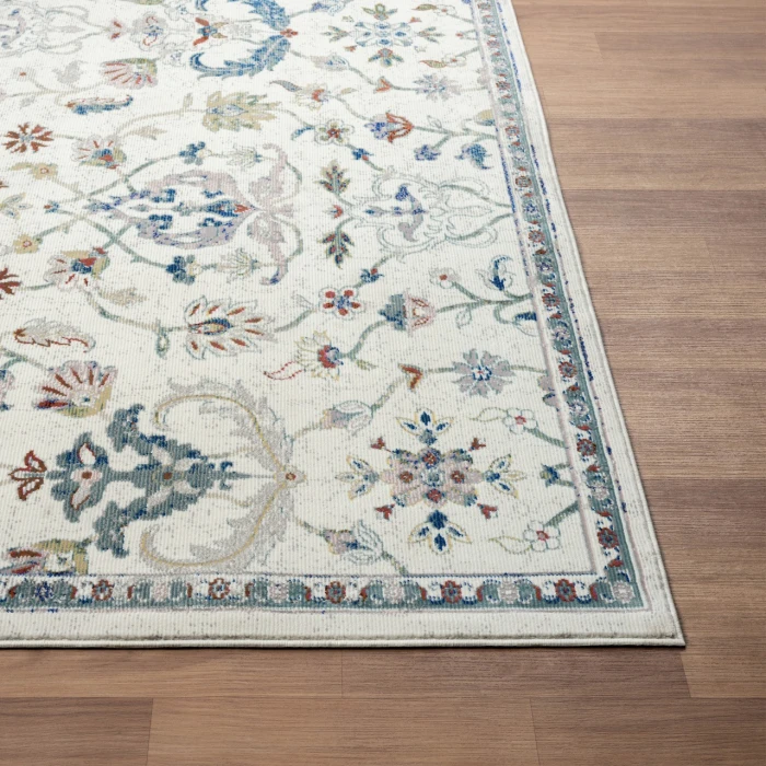 LR Home Gala Ivory GALAC 7ft.9in. x 9ft.9in. Rectangle Rug