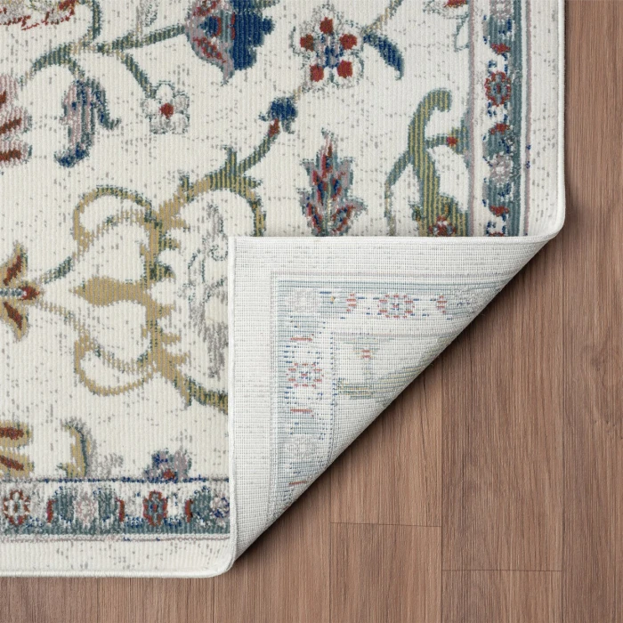 LR Home Gala Ivory GALAC 7ft.9in. x 9ft.9in. Rectangle Rug