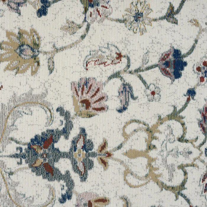 LR Home Gala Ivory GALAC 7ft.9in. x 9ft.9in. Rectangle Rug