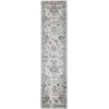 LR Home Gala Ivory GALAC 2ft.3in. x 8ft.9in. Runner Rug