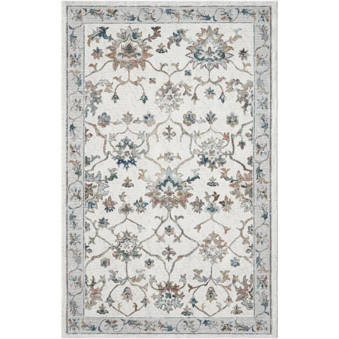 LR Home Gala Ivory GALAC 7ft.9in. x 9ft.9in. Rectangle Rug