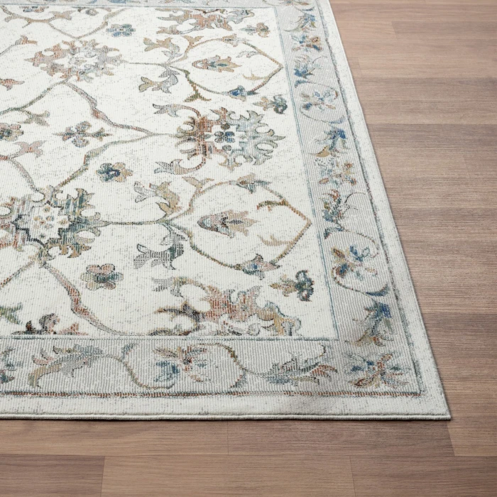 LR Home Gala Ivory GALAC 7ft.9in. x 9ft.9in. Rectangle Rug