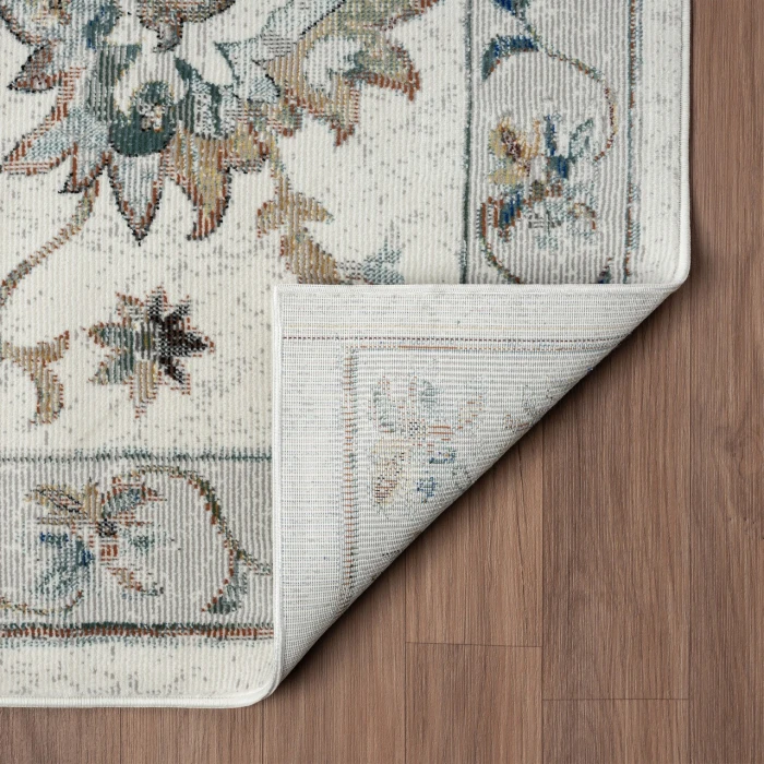 LR Home Gala Ivory GALAC 7ft.9in. x 9ft.9in. Rectangle Rug