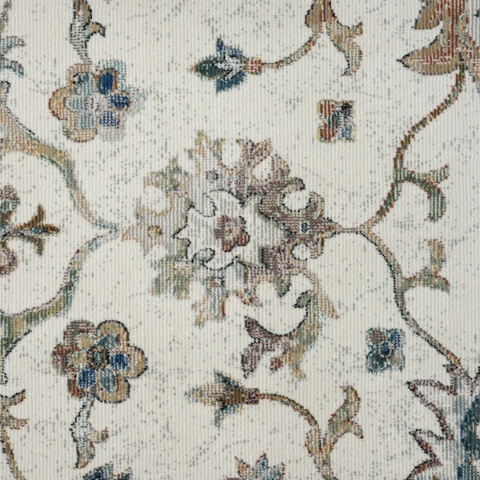 LR Home Gala Ivory GALAC 7ft.9in. x 9ft.9in. Rectangle Rug
