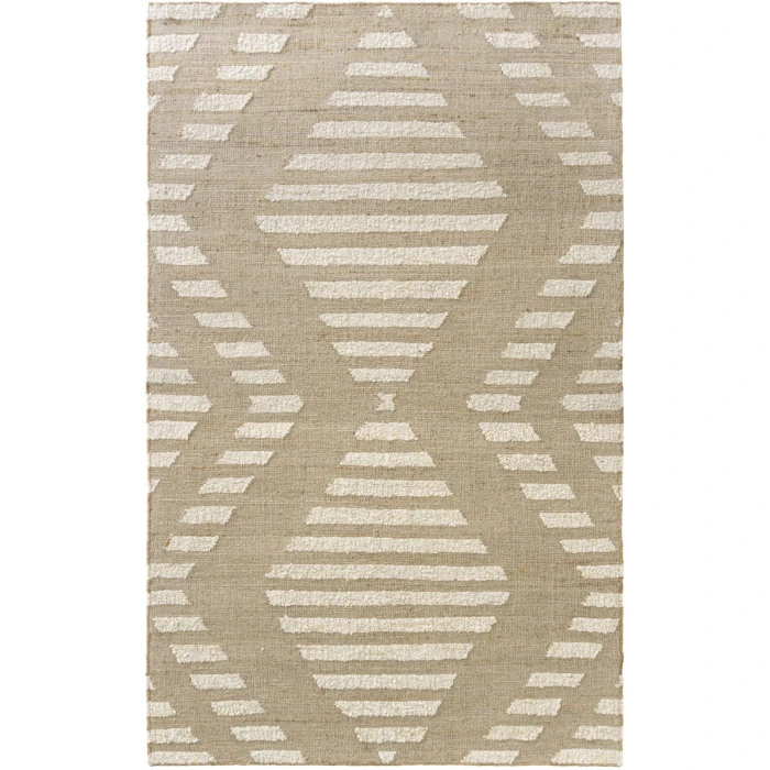 Rugs Town Natural/Ivory 82517 9 ft. X 12 ft. Rect. Rug